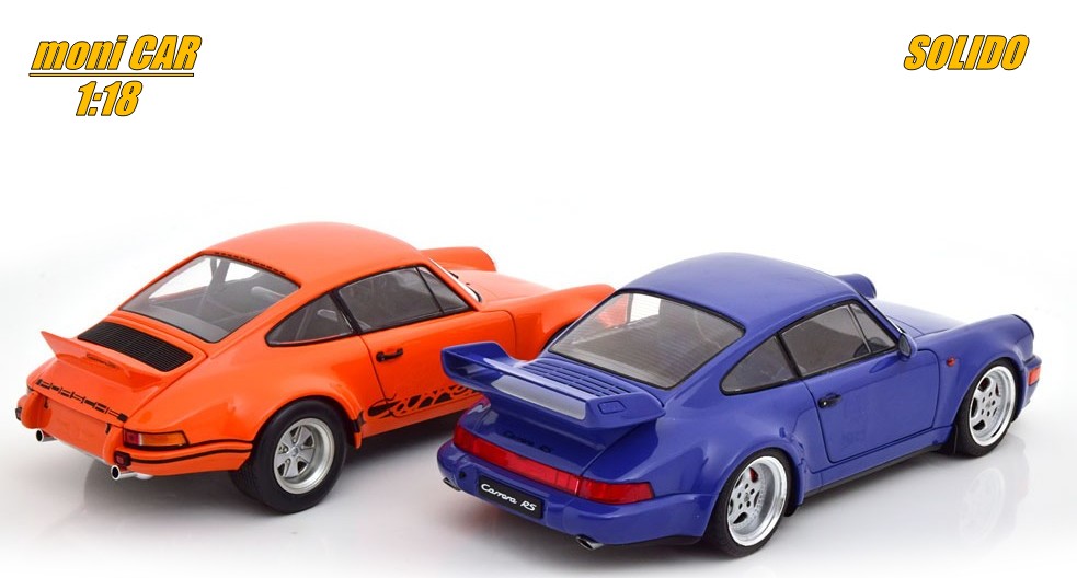 SET PORSCHE 911 Carrera RSR - PORSCHE 911 Carrera RS 964 - (1:18) SOLIDO
