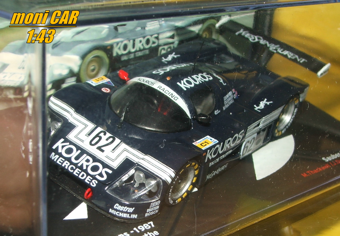 SAUBER Mercedes C9 No.62 - M. Thackwell - J. Dumfries - Ch. Ganassi - 24 Heures du Mans - 1987 (1:43) Altaya/IXO