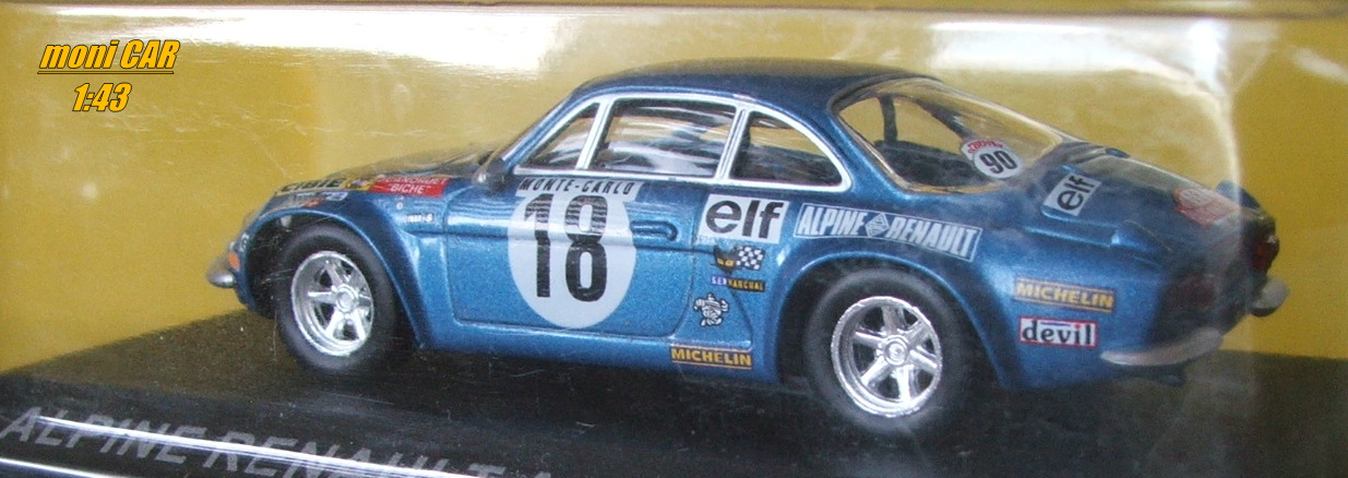 Alpine Renault A110 No.18 - H-C. Andruet - "Biche" - 1er Rallye Monte Carlo 1973 (1:43) Altaya/IXO