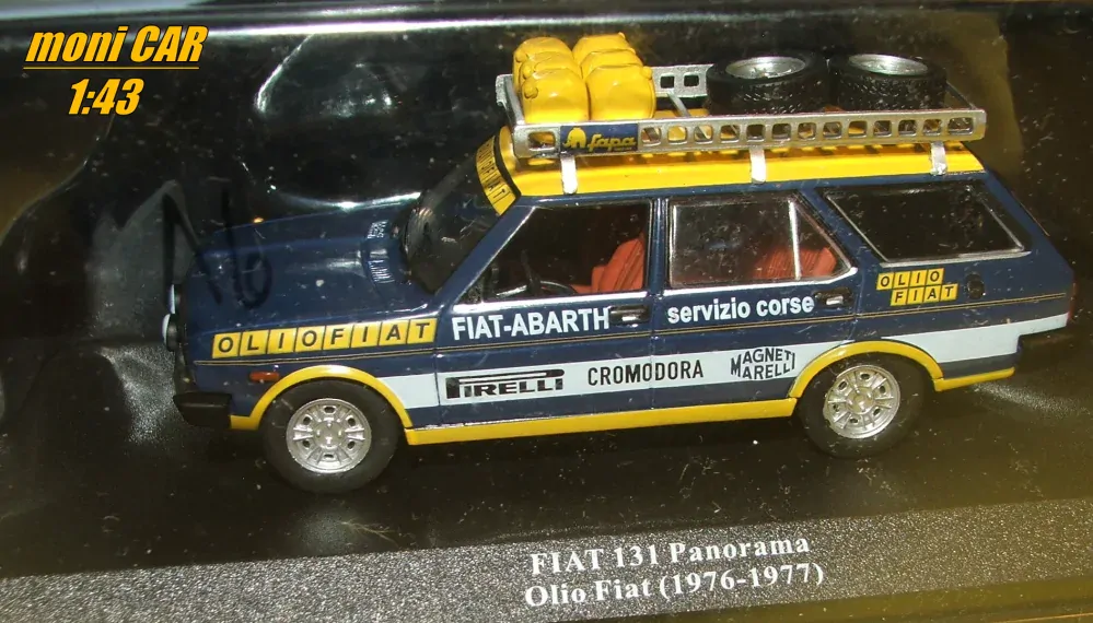 FIAT 131 Panorama - Olio Fiat (1976 - 1977) Assistence Rally (1:43) DeAGOSTINI