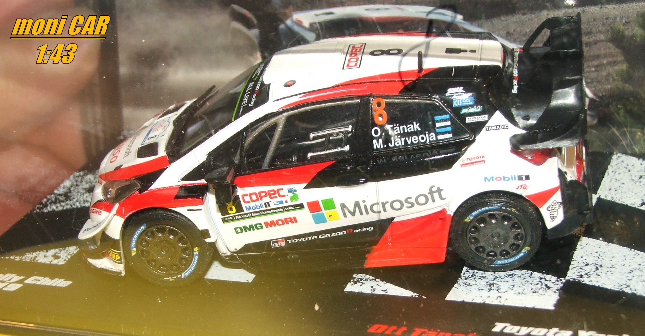 TOYOTA Yaris WRC No.8 - Ott Tänak - Martin Jarveoja RALLY Chile 2019 (1:43) Altaya/IXO