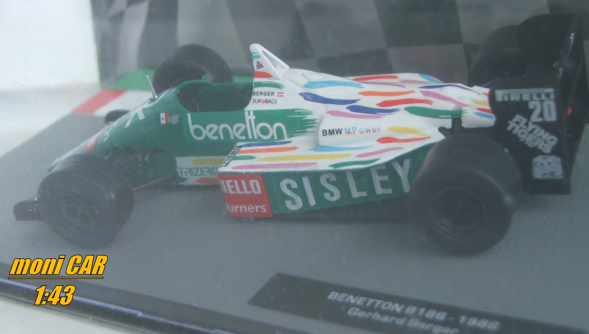 BENETTON B186 No.20 Gerhard Berger - 1986 (1:43) Altaya/IXO