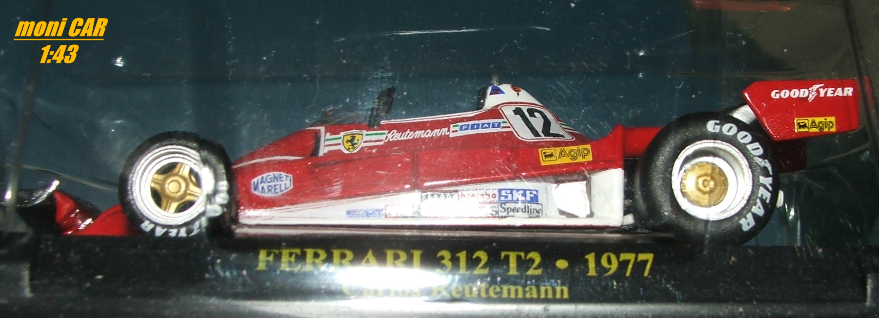 FERRARI 312 T2 No.12 Carlos Reutemann - 1977 (1:43) Altaya/IXO