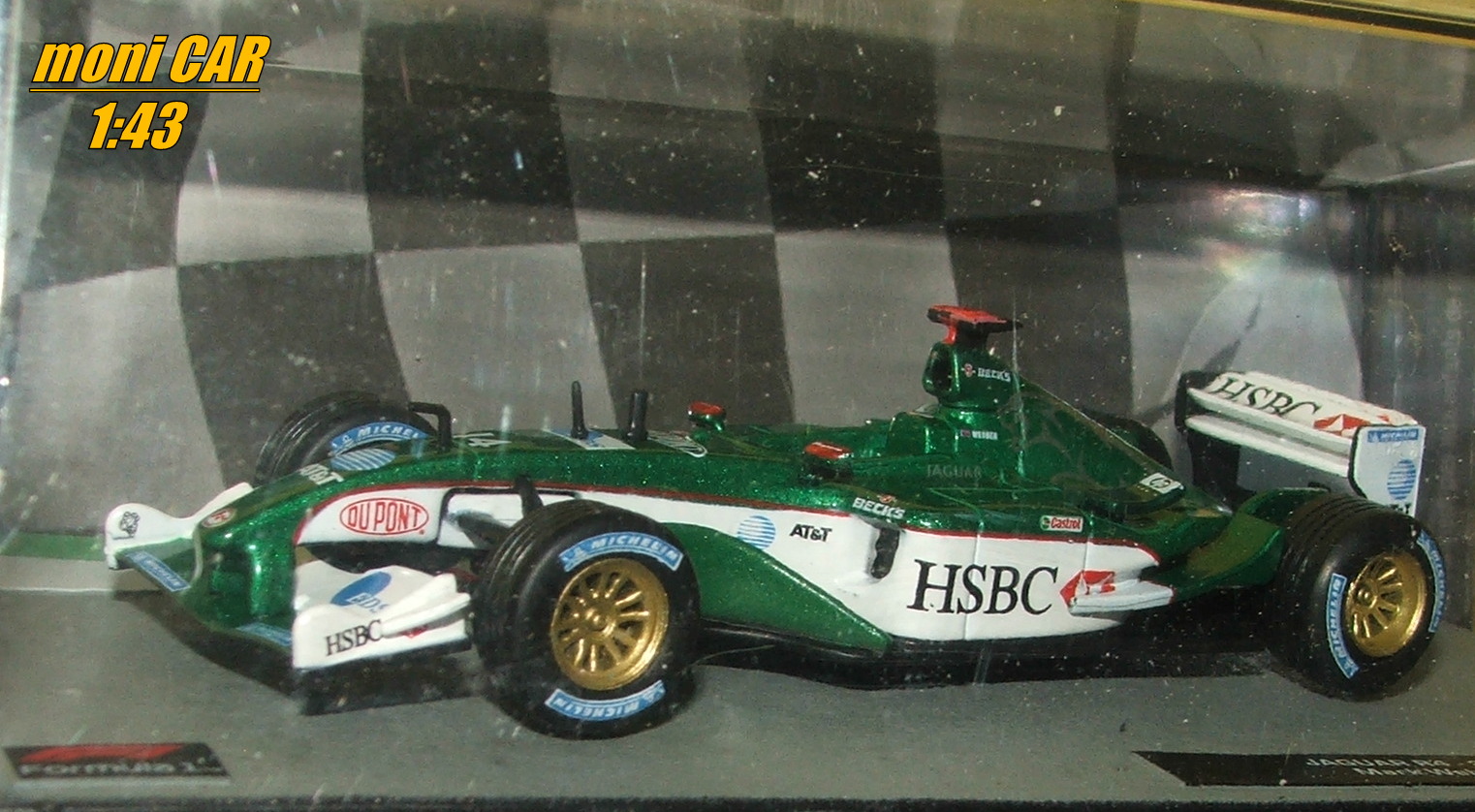 JAGUAR R4 No.14 - Mark Webber - 2003 (1:43) Altaya/IXO