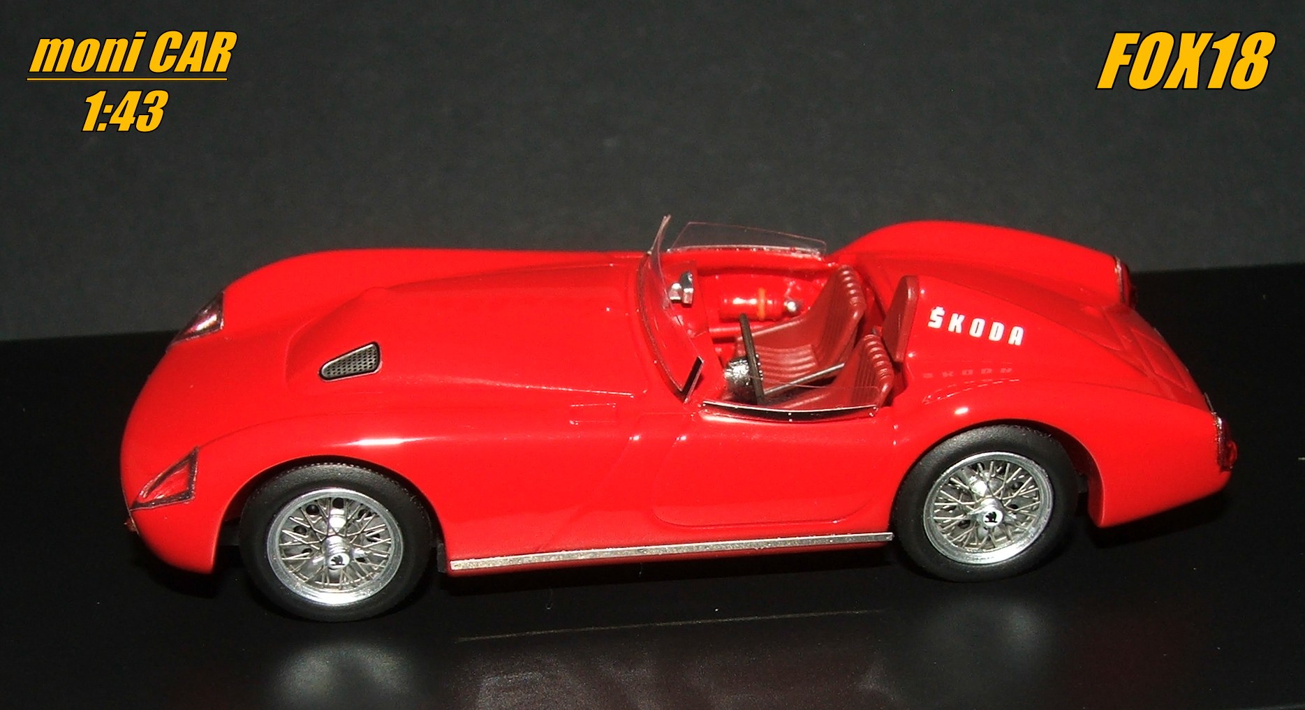 ŠKODA 1100 OHC Spider 1957 (1:43) FOX18