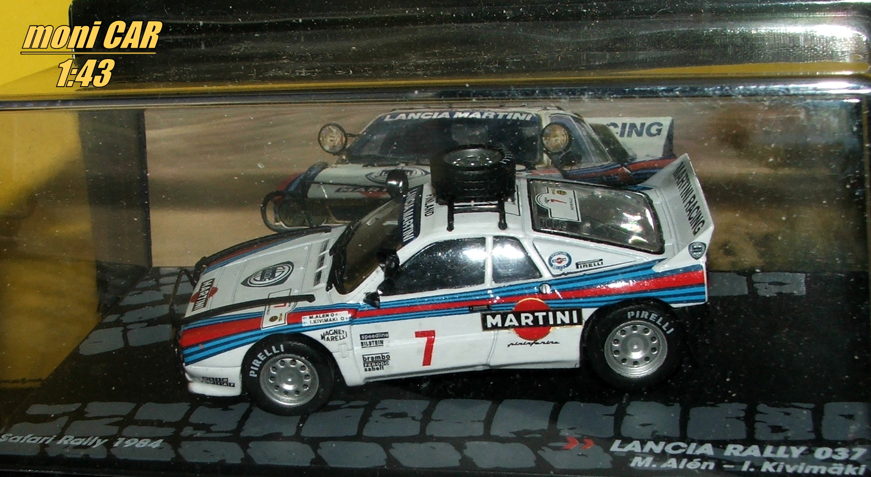 LANCIA Rally 037 No.7 - M. Alén - L.Kivimäki - SAFARI Rally 1984 (1:43) Altaya/IXO