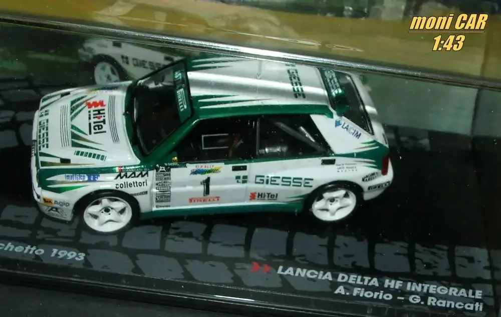 LANCIA DELTA HF Integrale No.1 - A.Fiorio - G. Rancati - Rally II Ciocchetto 1993 (1:43) Altay/IXO