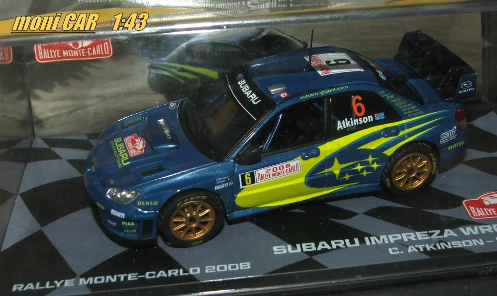 SUBARU Impreza WRC 2007 No.6 - C. Atkinson - S. Prévot - Rallye Monte Carlo 2008 (1:43) Alatya/IXO
