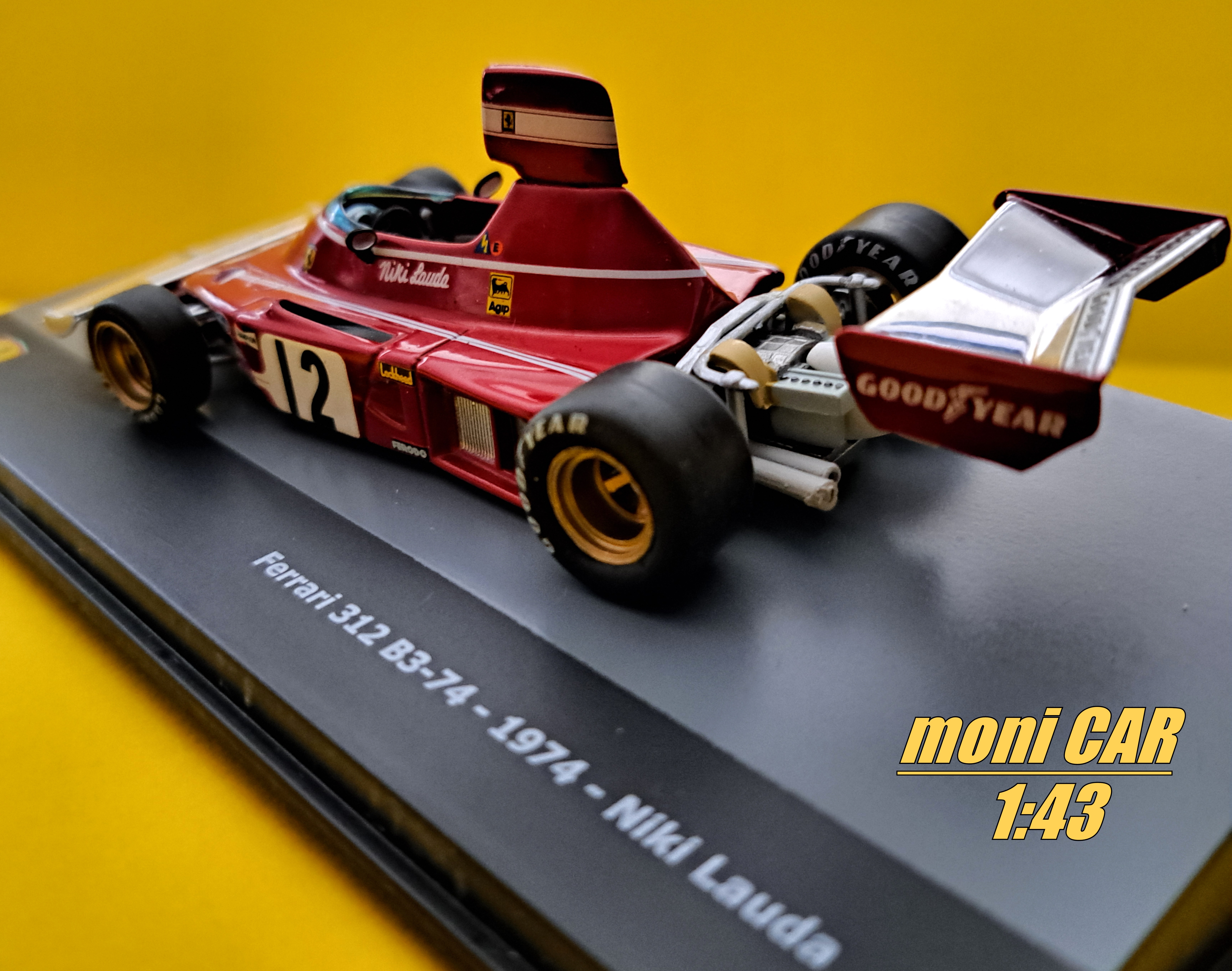 FERRARI 312 B3-74 No.12 Niki Lauda - F1 - 1974 (1:43) Altaya/IXO