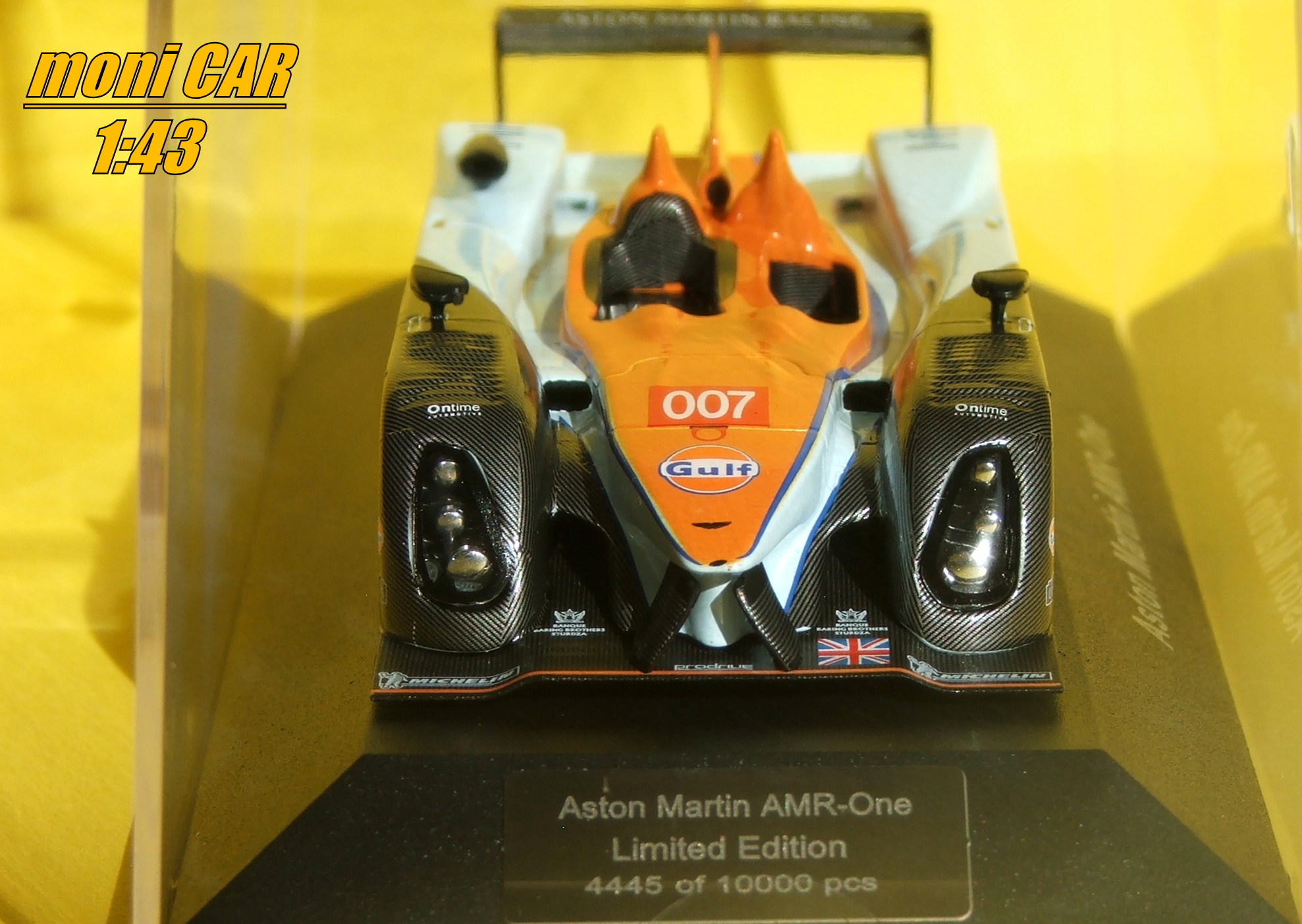 ASTON MARTIN AMR-One No.007 "GULF" - Stefan Mucke-Darren Turner- Christien Klien - 24h Le Mans 2011 (1:43) IXO