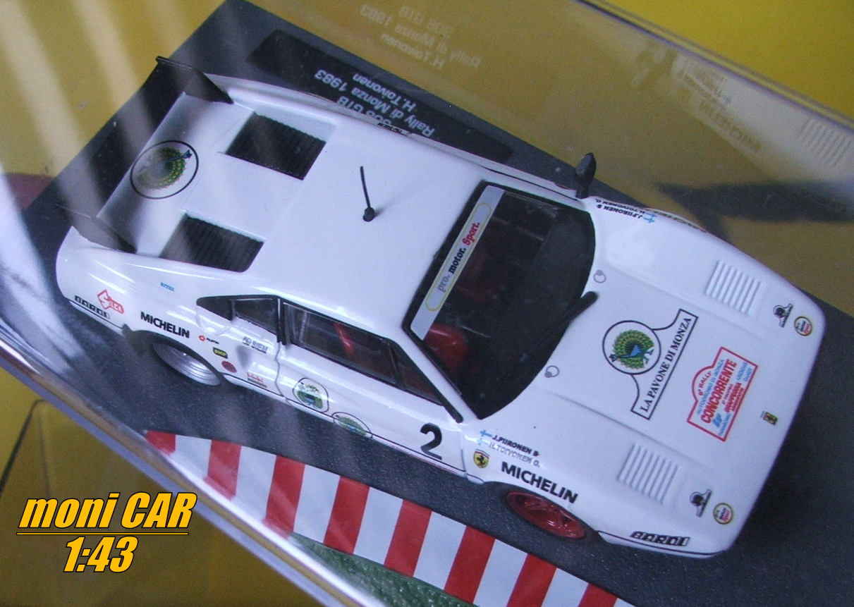 FERRARI 308 GTB No.2 - Henri Toivonen - Juha Piironen - Rally di Monza 1983 (1:43) Altaya/IXO