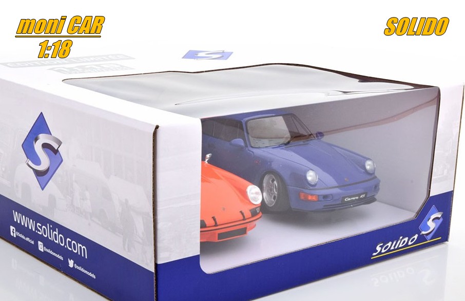 SET PORSCHE 911 Carrera RSR - PORSCHE 911 Carrera RS 964 - (1:18) SOLIDO