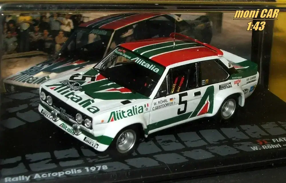 FIAT 131 Abarth No.5 - W. Rohrl - C. Geistgorfer - Rally Acropolis 1978 (1:43) Altay/IXO