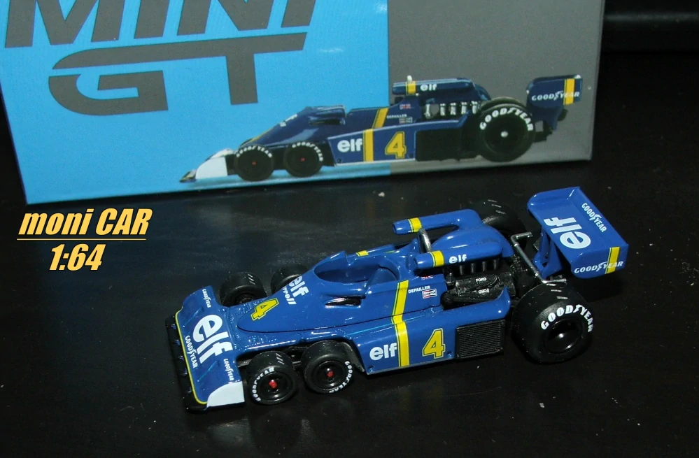 TYRRELL P34 No.4 - Patrick Depailler - GP Španielska 1976 (1:64)  MINI GT