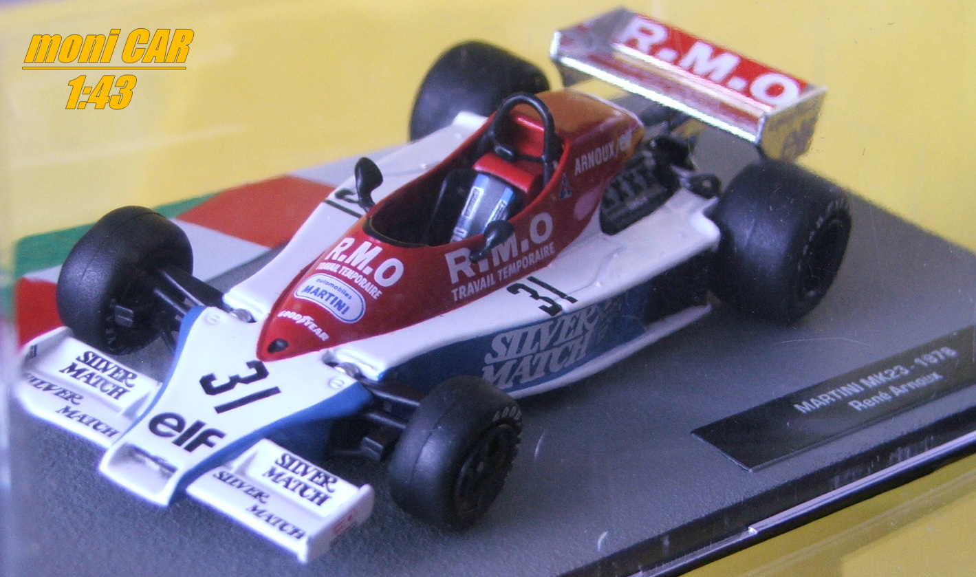 MARTINI MK23 No.31 - René Arnoux - 1978 (1:43) Altaya/IXO