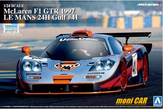 McLaren F1 GTR 1997 Le Mans 24h GULF No.41 kit (1:24) AOSHIMA