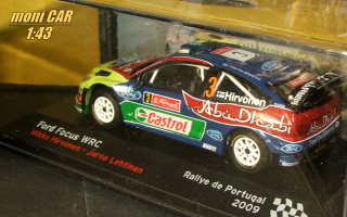 FORD Focus WRC No.3 - Mikko Hirvonen - Jarno Lehtinen - Rally de Portugal 2009 (1:43) Altaya/IXO