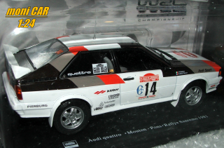 AUDI Quatro No.14 - Michèle Mouton - Fabrizia Pons - Winners Rally Sanremo 1981 (1:24) HASCHETTE