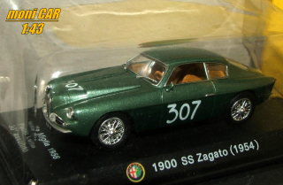 ALFA ROMEO 1900 SS Zagato No.307 - Paolo Lena - Millie Miglia 1956 (1:43) HASCHETTE