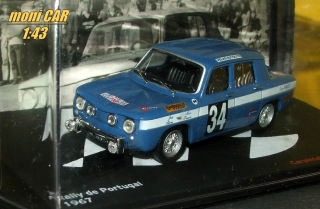 RENAULT 8 Gordini  No.34 - Carpinteiro Albino - Silva Pereira - Rally de Portugal 1967 (1:43) Altaya/IXO