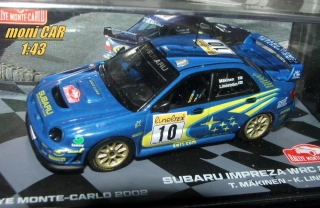 SUBARU Impreza WRC 2001 No.10 T. Mäkinen - K. Lindstrom - Rallye Monte Carlo 2002 (1:43) Altaya/IXO