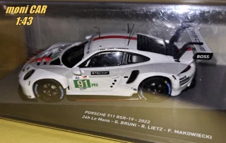 PORSCHE 911 RSR-19 No.91 - G. Bruni - R Lietz - F. Makowiecki - Winner LMGTE-Pro 24h LeMans 2022 (1:43) DeAgostini