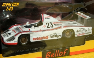 PORSCHE 936 No.23 Stefan Bellof - Kremer Racing DRM Hokenheim 1982 (1:43) CMR/Bellof